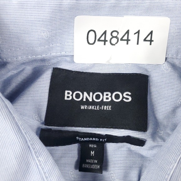 Bonobos Shirt Mens Size Medium Blue Casual Button Up Long Sleeve - Picture 6 of 6